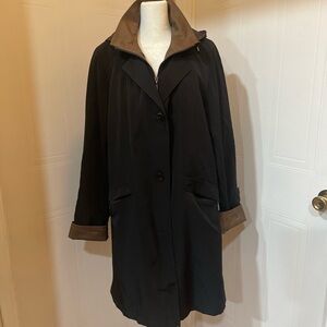 East5th Women's Black and Brown Coat L
